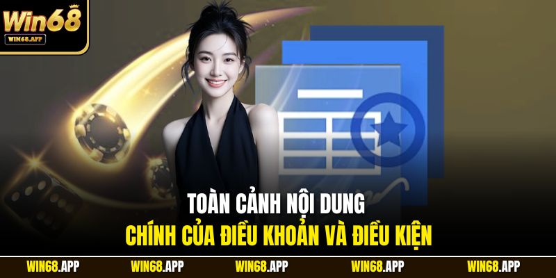 Toàn cảnh nội dung chính của điều khoản và điều kiện